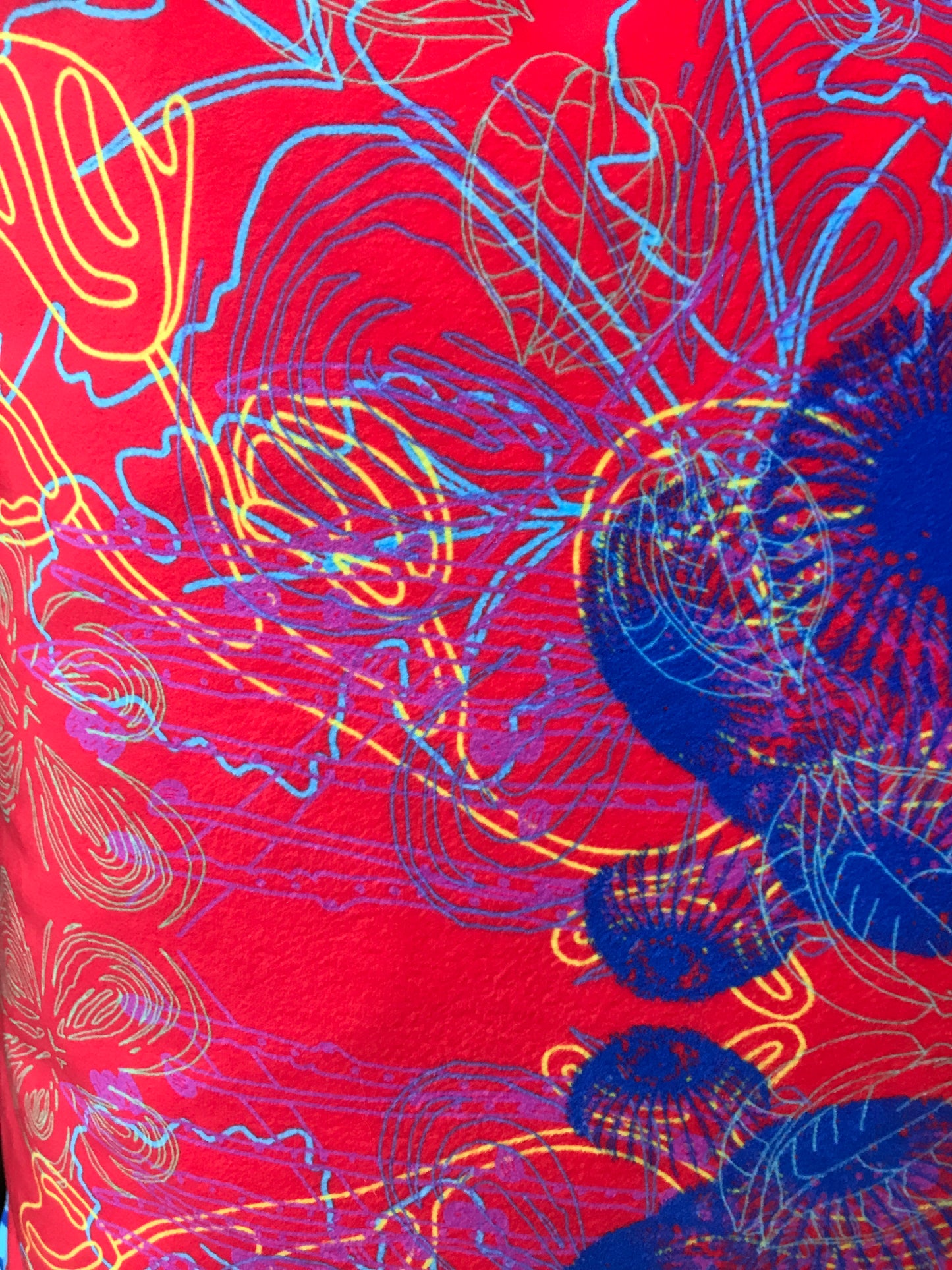 Royal Floral' Velvet Cushion 50cm x 50cm